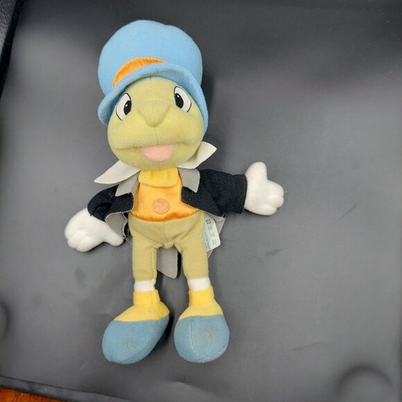 Vintage Disney Mattel Star Bean Jiminy Cricket 9" Plush Toy Doll - Picture 1 of 6